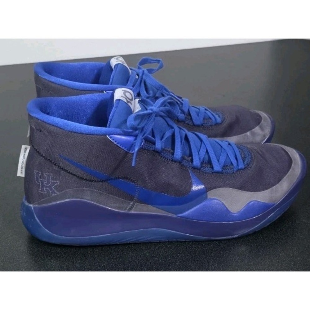 NIKE Kentucky Wildcats Player Issued Basketball Dhoes Royal Blue KD12 PE Sz 14